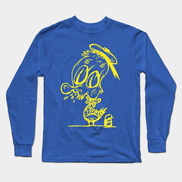 Wacky Smacky Donald Duck Long Sleeve T-Shirt by spartacomargioni